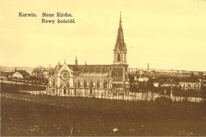 r. 1916 - pohlednice s kostelem sv. Jindřicha.jpg
